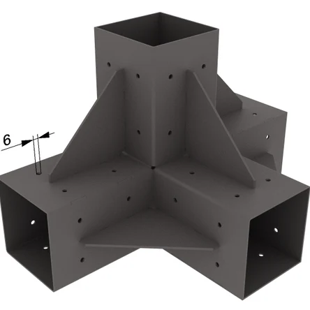 Коннектор прямой, усиленный 4 № 4