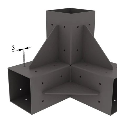 Коннектор угловой, усиленный 3 № 2